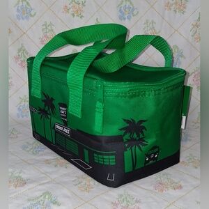 trader joes mini insulated bag (green)